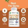Didacat Thyroid Health Supplement with Iodine & Ashwagandha, 120 Capsules Energy and Metabolism Support