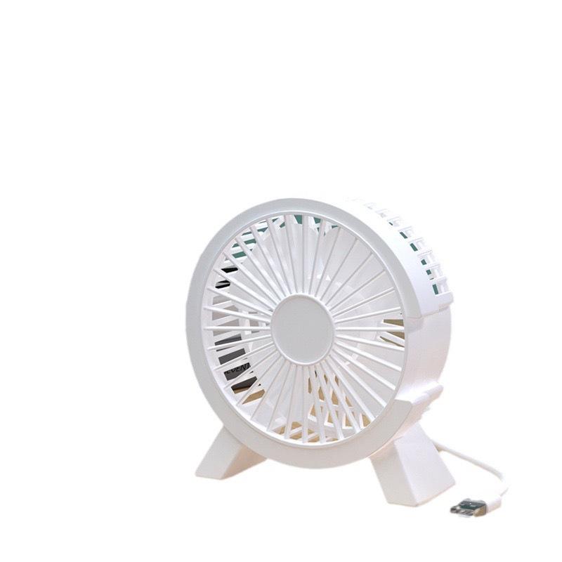 

USB Mini Desktop Fan for Office & Dorm Use 12x13cm белый