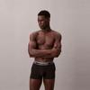 Calvin Klein Jacquard Waistband Cotton Stretch Anti-Chafing Boxer Briefs 3-Pack Men Underwear Black NP2312O-UB1