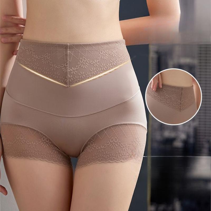 

Женское нижнее белье с высокой талией и контролем живота, больших размеров, тонкое, с эффектом лифтинга ягодиц, для формирования фигуры, тренажер для талии, бесшовные брюки для похудения живота M