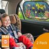 Cartoon Print Sunscreen Heat Insulation Car Sun Shade