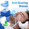 Anti Snoring Bruxism Silicone Mouthpiece & Sleeping Ear Plugs Improve Sleeping Teeth Bruxism Sleep Aid Anti-Snore&Apnea Device