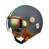 All-season Electric Vehicle Helmet for Men and Women, Dual-vision Safety Half Helmet