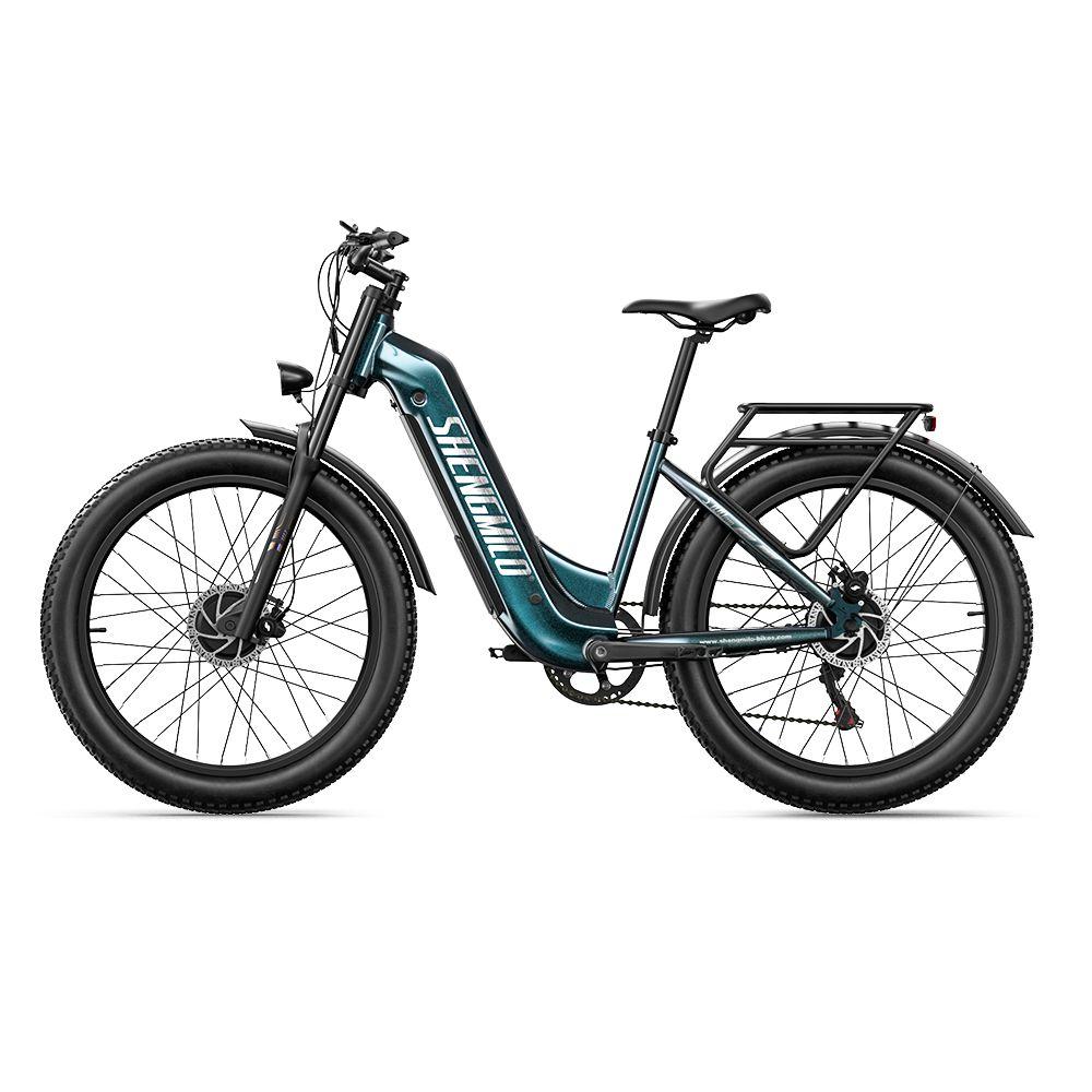 Shengmilo S700 Pro Electric Bicycle 26" Fat Tire 1000Wx2 Motor All Terrain Adult Electric Bike 7 Speed Max Load 150Kg