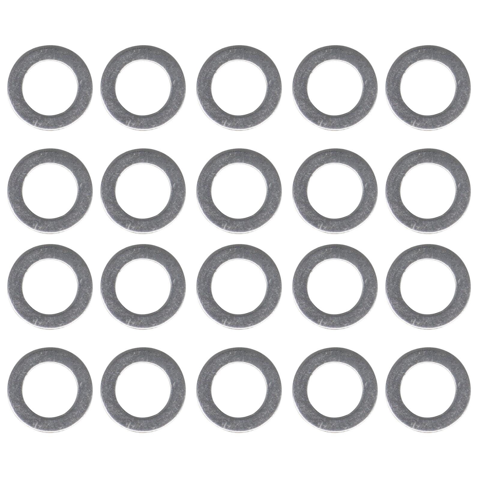 

10/20 шт. для Honda Accord Civic CRV CRZ HRV Acura 14 мм пробка для слива масла раздавливающие шайбы прокладки 9410914000 94109-14000 94109 14000 20Pcs серебряный