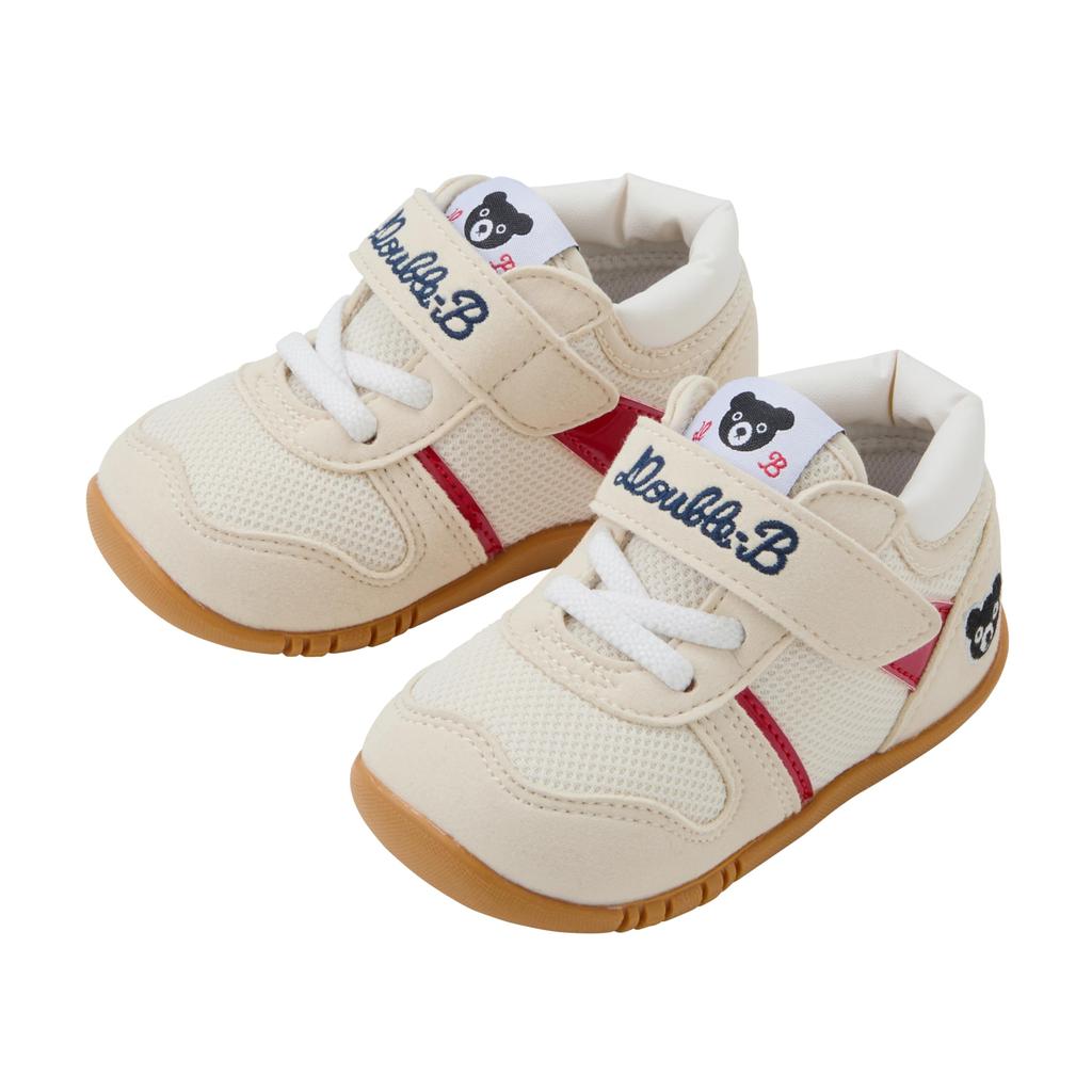 Double B First Baby 2E Shoes, 63-9303-145, White, 12.5 cm,