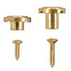 1 Pair / 2pcs 2* String Retainers Approx.10g Metal