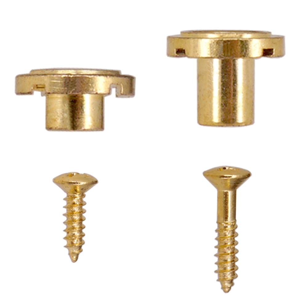 1 Pair / 2pcs 2* String Retainers Approx.10g Metal