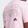Adidas Lounge Verbiage Sportswear Friends Of Sport Graphic Soft Comfortable Round Neck Short Sleeve T-Shirt Men T-Shirt Pure-Pink JJ3985