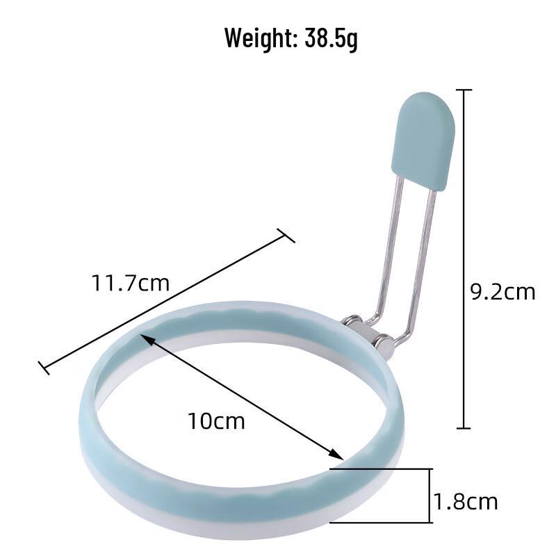 Round Silicone Egg & Pancake Ring Mold Set