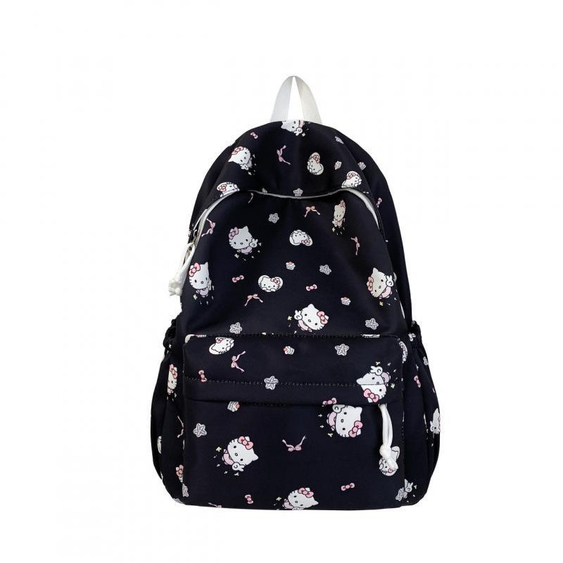 Schoolbag New Fashion Trend Wind Backpack Large Capacity KT Cat Double Backpack Cartoon Campus Wind Cute Lightweight School Bag