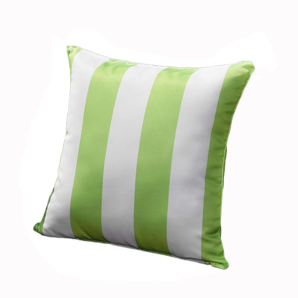 Waterproof Pillow Cover Striped Pillow Case Colorful Outdoor Cushion Cover  Sofa
