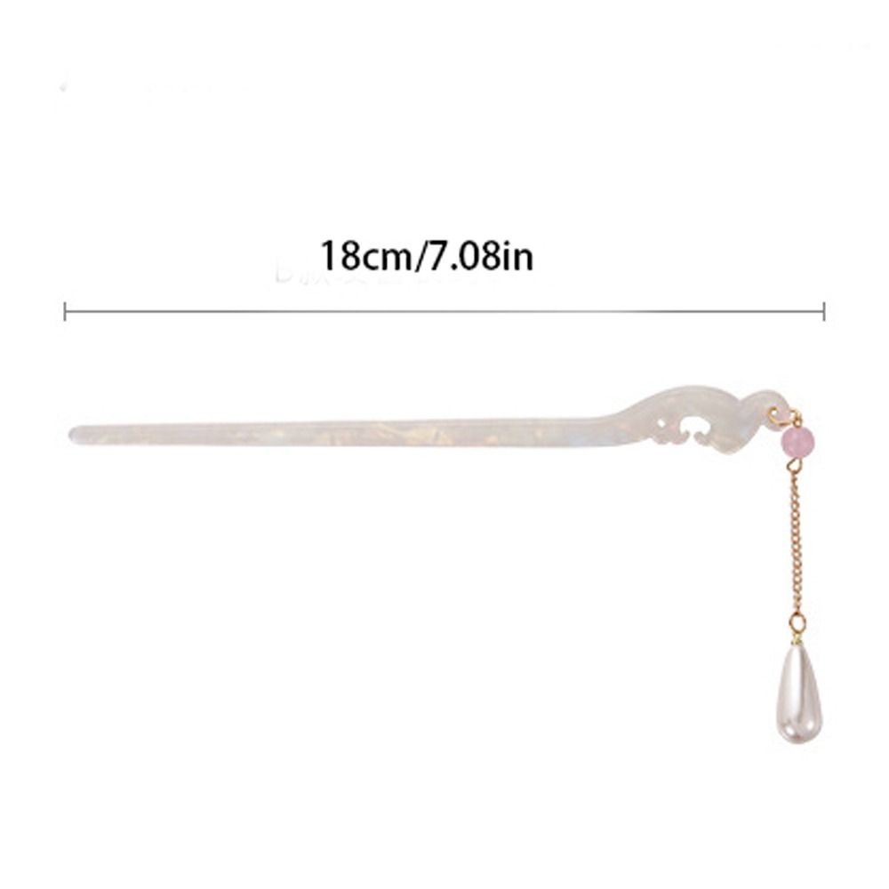 Beaded Tassel For Girls Braided Hairpins Hanfu Hairpins Women Hair Sticks Flower Chinese Hair Fork