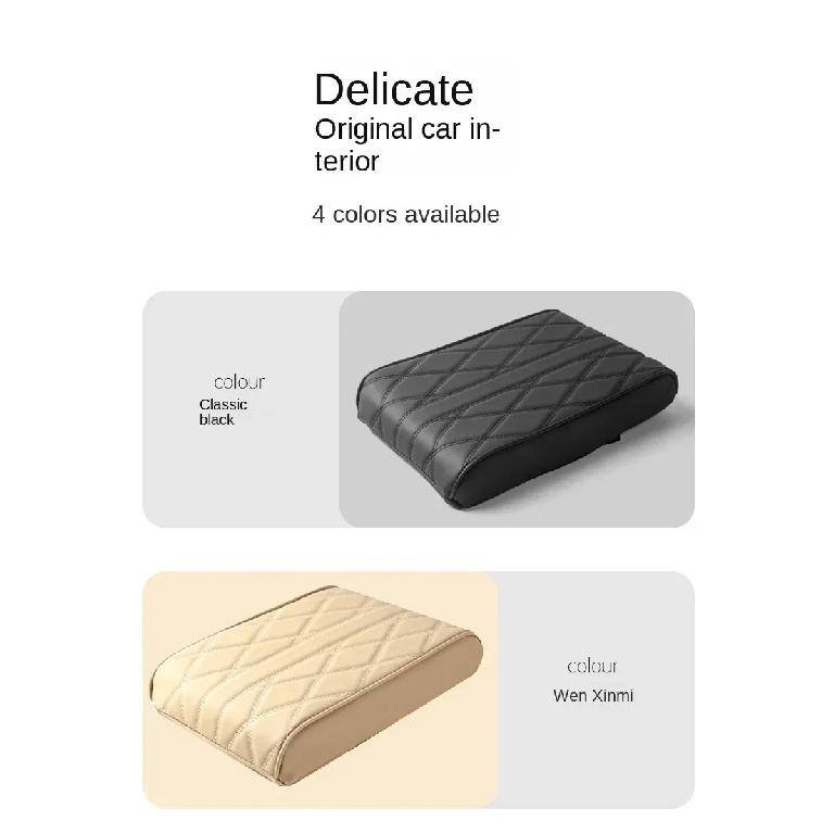 Car Armrest Heightening Pad Widening and Thickening Central Control General Car Memory Foam Armrest Box Pad Car Accessories