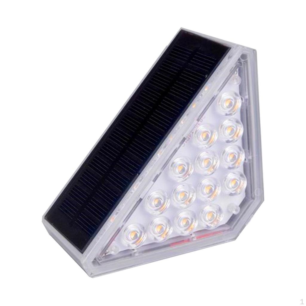 LED Step Lights, Solar Stair IP68 Waterproof Outdoor Lights Powered