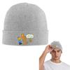 Dog Man Lil Petey And Big Petey Fan Art Knitted Cap Hip Hop Bonnet Hat Autumn Winter Outdoor Beanies Hats for Men Women Adult
