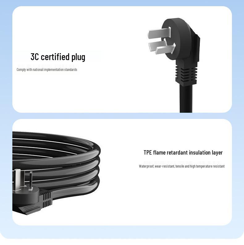 Încărcător Portabil pentru Vehicule Electrice 16A/32A - 3.5/7kW Pistolet de Încărcare Fără Împământare pentru Mașini cu Energie Nouă