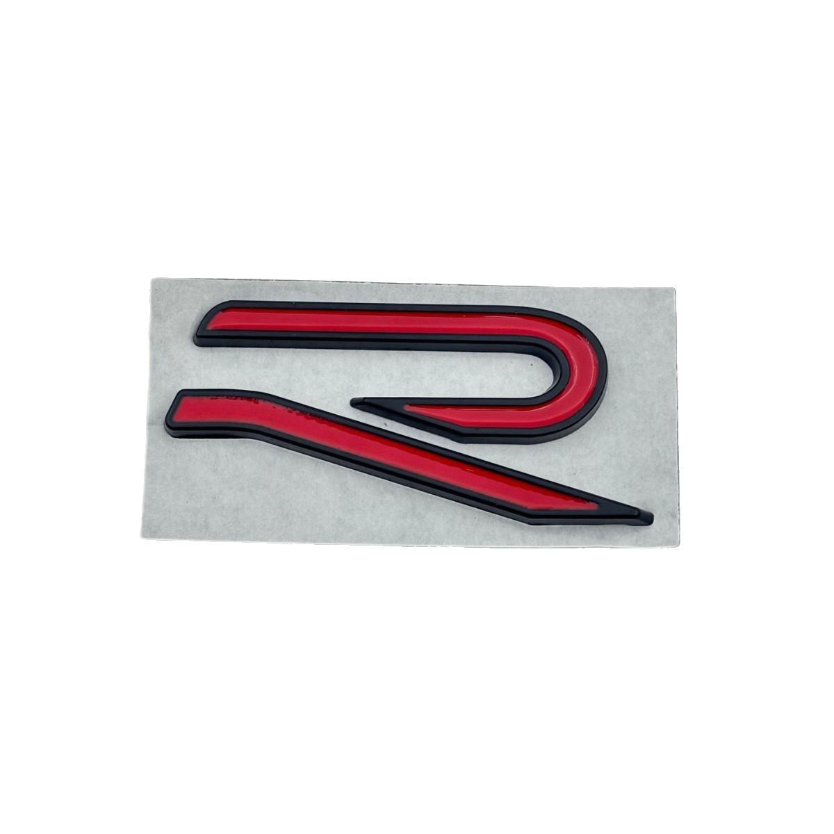 

Black Warrior Golf 8 R-Line Rear Emblem - GTI English Letters Car Modification