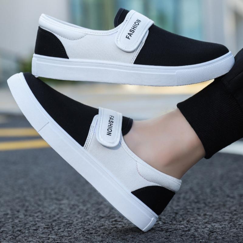 Fashion Large Size 39-48 Shoes Man Mens Canvas Shoes Classic Mix Color Slip-on Casual Sneakers Loafers Flat Shoe Footwear Zapatos Hombre