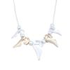 New Hollow Irregular Water Drop Necklace Women's Creative Simplicity High Sense Geometric Water Drop Necklace