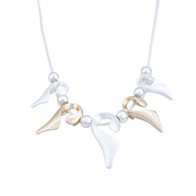 New Hollow Irregular Water Drop Necklace Women's Creative Simplicity High Sense Geometric Water Drop Necklace
