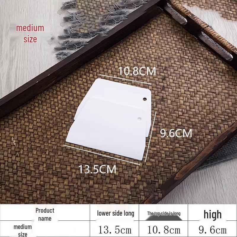 

Miaojiayi Multipurpose Plastic Dough Scraper Set