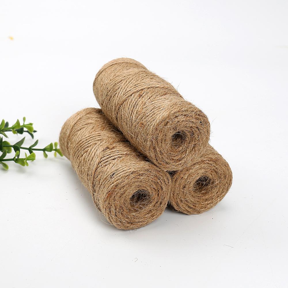 2.5Mm Jute Rope, Hemp Thread Diy Material, Hand-Woven Mesh Photo Wall Decoration, Tied Rope