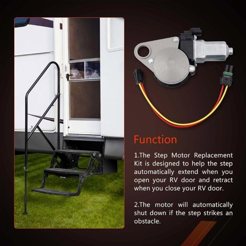 Ensamblaje de Motor Paso a Paso para Autocaravanas Pre-IMGL/9510 379608 Mejorando la Seguridad Funcionamiento Suave Asegura Funcionamiento Ininterrumpido
