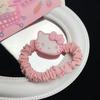 4Pcs Girl Hair Ropes Cartoon Decoration Macaron Color High Elasticity Hair Bands High Elasticity No Hair Damage Ponytail