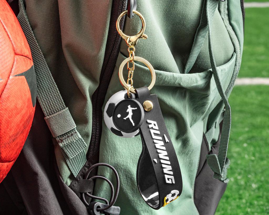 3D Football Keychain