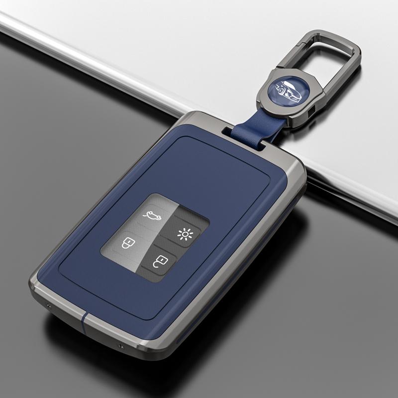 Pouzdro na klíček ze slitiny zinku na auto pro Renault Captur Megane Talisman Espace Clio Zoe Koleos Scenic 4 Arkana Dacia Sandero