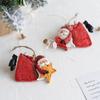 2pcs Creative Christmas Tree Decoration Pendant Resin Christmas Figurine Pendant  Xmas