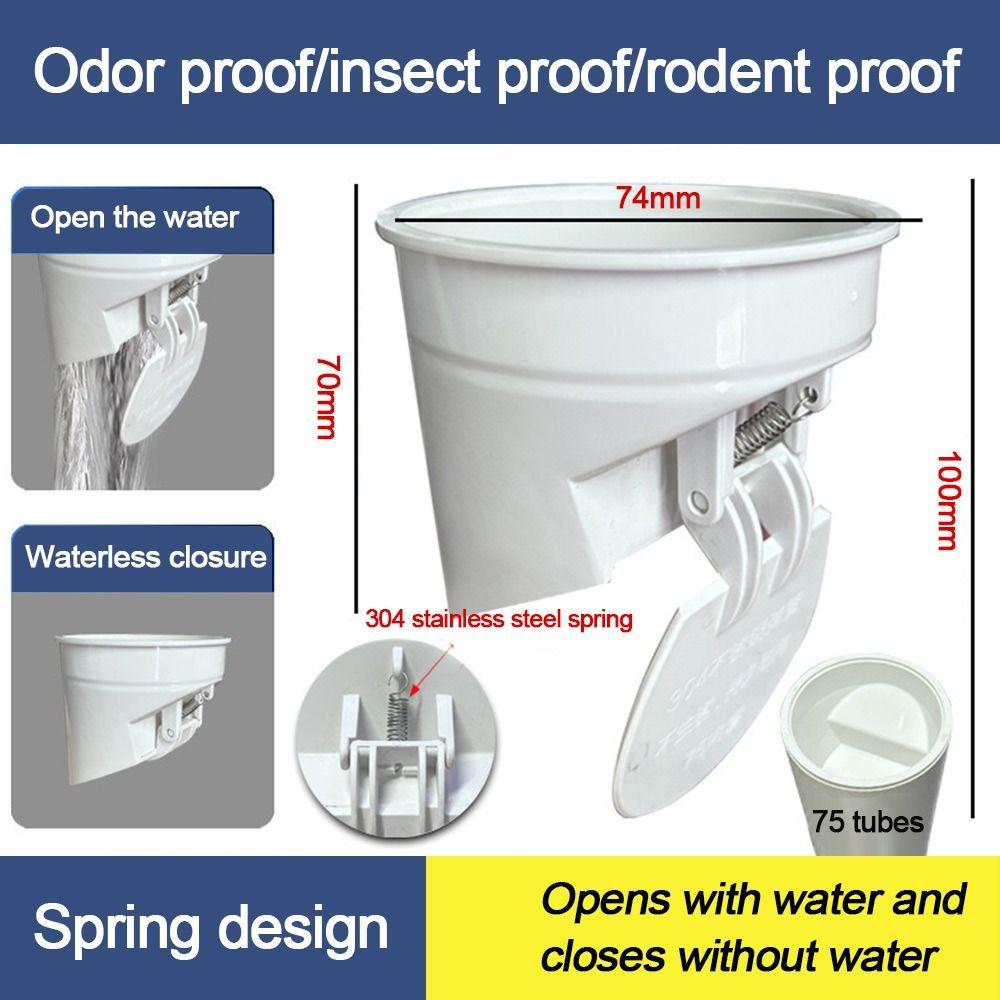 Anti-leak Toilet Flange Ring Floor Outlet Odor-resistant Closestool Sealing Bowl Replacement Automatic Closing