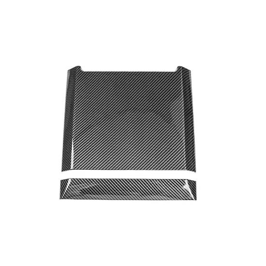 Pour Kia PV5 2025-2026 Conduite à gauche ABS 1 pièce Cache-port de charge rangée avant Garniture 2 pièces Cache-console centrale rangée avant Garniture Accessoires de voiture