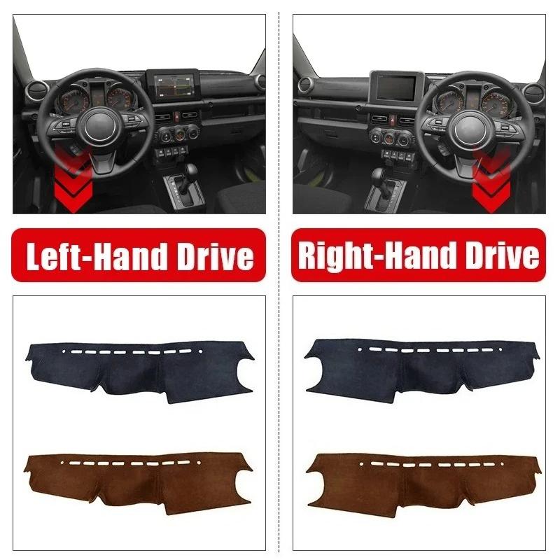 Car For Suzuki Jimny JB64 JB74      Dashboard Cover Avoid Light Pad Sun Shade Anti-UV Carpets Non-Slip Mats