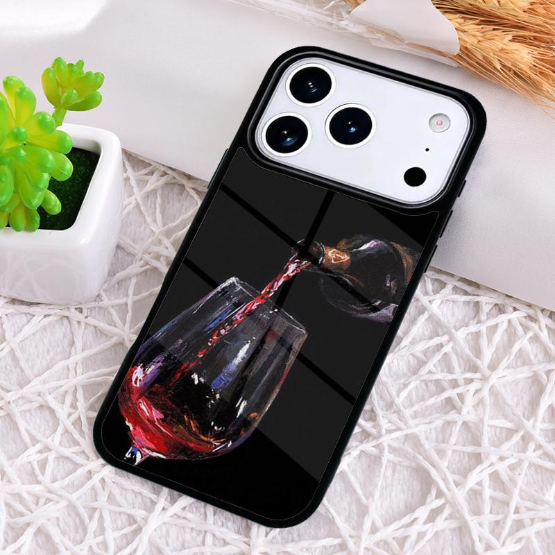 Drink Beer Red Wine Phone Case for iPhone 17 Air 16 15 11 12 14 13 Pro Max Shockproof Cover