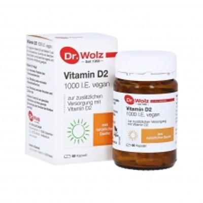 Dr. Bolts Vitamin D2 1000 IE. Veganské 60 kapslí