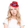 Carnivals Hat with Hair Clip for Independence Day Festival Small Top Hat Patriotic Holiday Party Hat for All Age and Pet