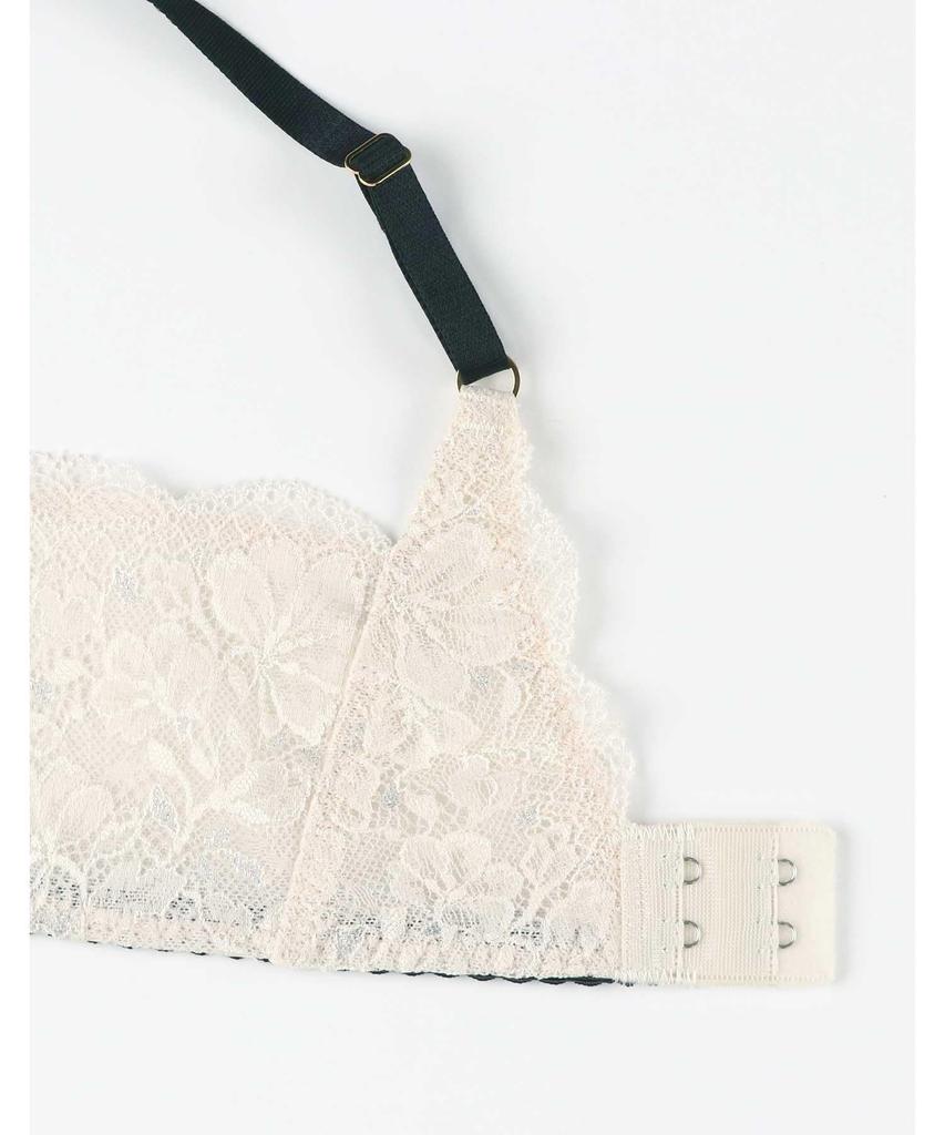 Bra Keeps Breasts High Side Keeps Sides and Back Fits Up To G Large Size Day Bra BYJ396 IV F70 [Amphi] Full, Design, Neat, Cup, [Hold Bra] Women's