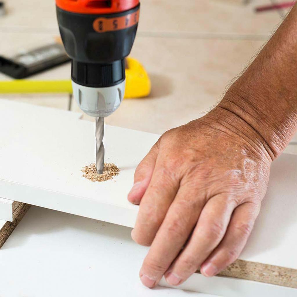Foret HSS pour perçage du métal, tige droite, équipement d'atelier, extra long