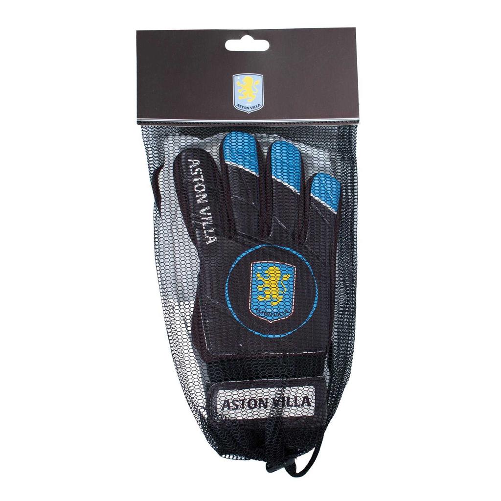 Aston Villa FC Boys Crest Goalkeeper Gloves