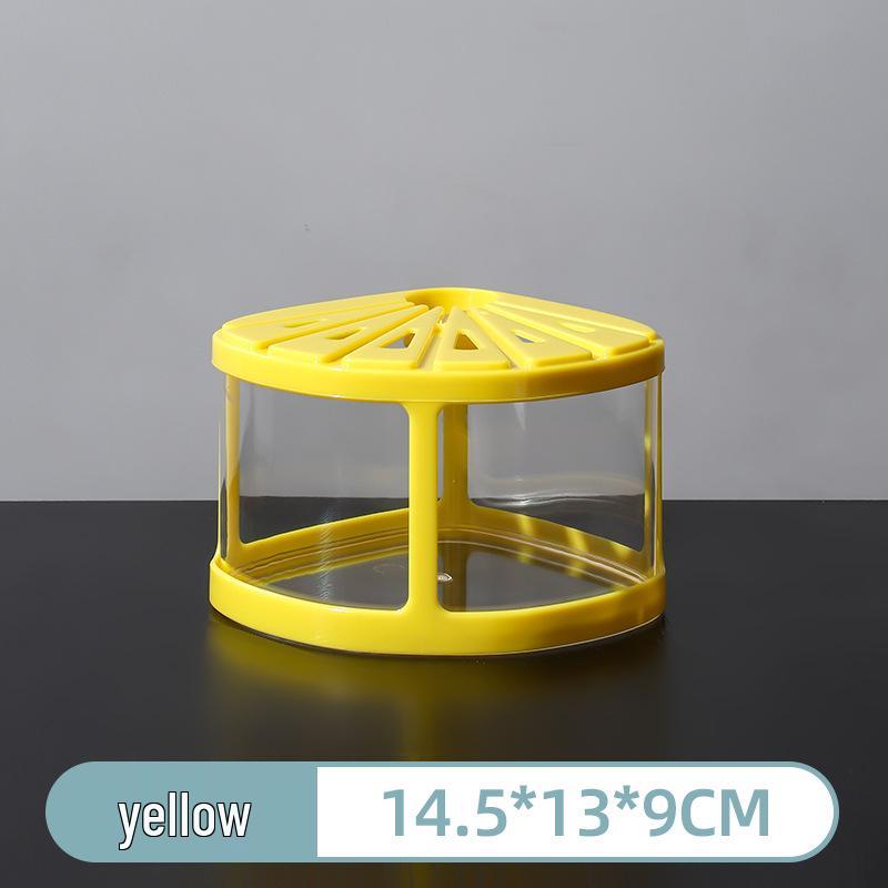 Transparent Desktop Aquarium: Fighting Fish, Jellyfish, Goldfish Tank with Street Stall Stand Design
