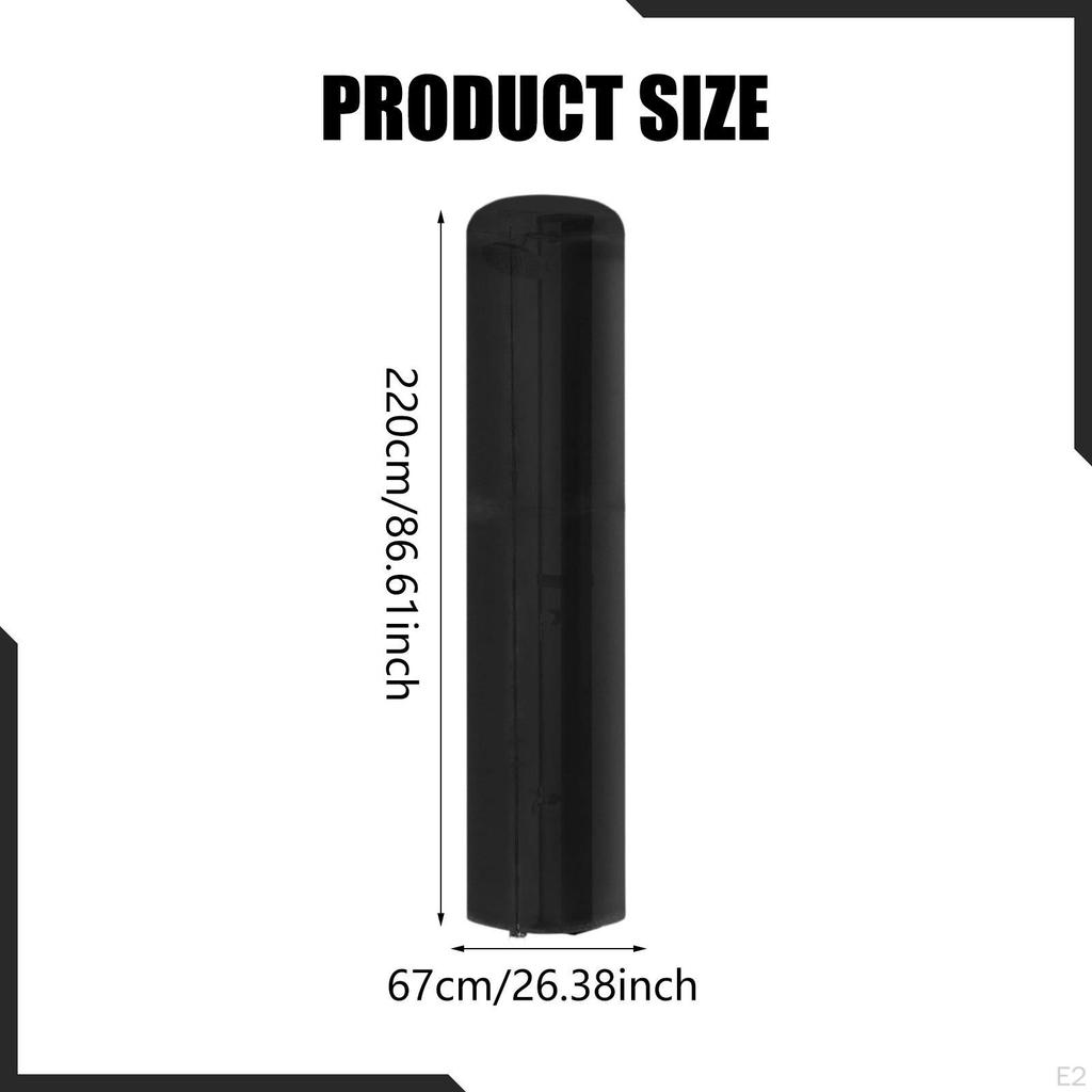 Capa para Chuveiro Solar Fácil de Limpar À Prova de Vento À Prova de Chuva Impermeável Guarda-Chuva para Decks Piscina