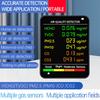 Air Quality Monitor Portable LCD Backlight Screen CO2 TVOC HCHO PM2.5 PM10 Detector with Alarm Air Quality Tester Air Monitor