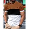 Fashionable casual round neck sports men's T-shirt