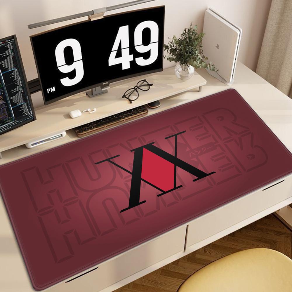 Großes Mauspade Hunter x hunter Mauspade XXL Gaming Zubehör Büro Gamer Tastatur Schreibtischmatte Rutschfest Laptop Anime Mauspade