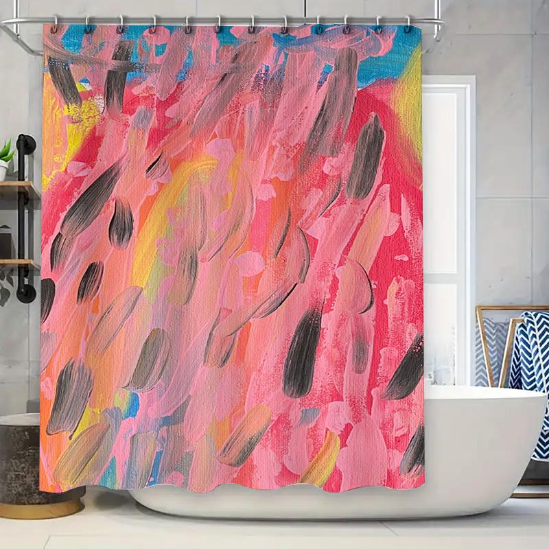 

Luxurious Golden Marble Shower Curtain Modern Bathroom Decor, Waterproof Fabric For Bathtub Protection: Gray Gold (72X84) W60H190(CM)-1 Pcs