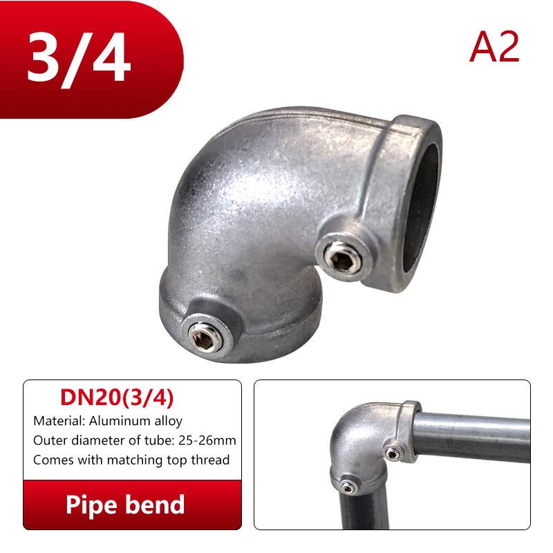 25Mm Aluminum Alloy Connector Elbow Tee Base Flat Three-Dimensional Fitting Connection Fastener Steel Tube Shelf Parts