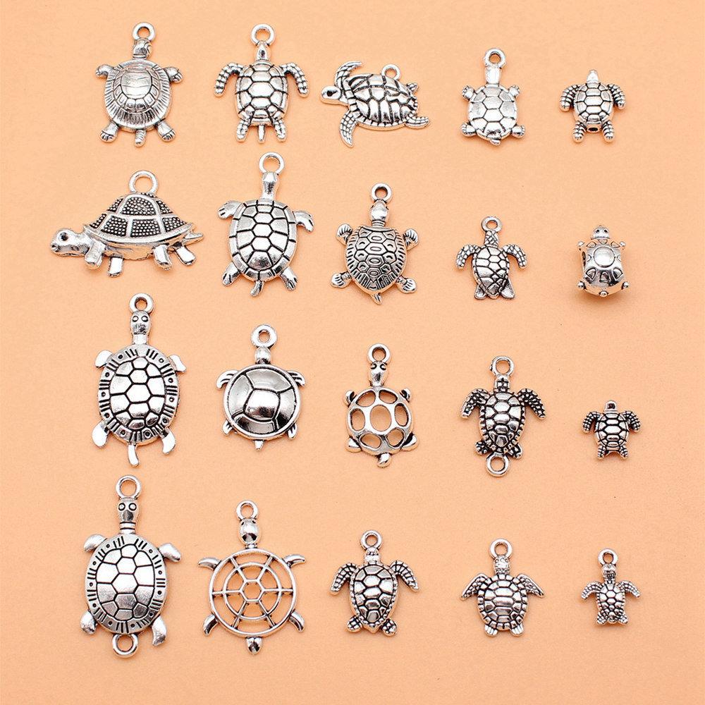 Dolphin Charms 1 Sets Mix Animal Pendants For Ocean Themed Jewelry Making Mix Set