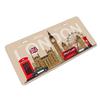 Mfoever Tin Sign HD Tin Sign Vintage London UK Cityscape License Plate Metal Wall Art Retro Big Ben Double Decker Bus Decor for Bar Man Cave E